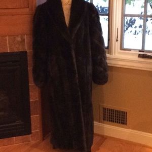 Full Length Faux Fur Coat